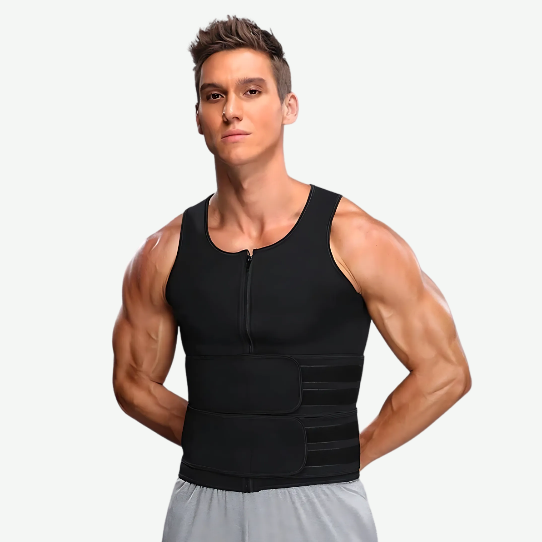 2 in 1 sauna vest and waist trainer sale